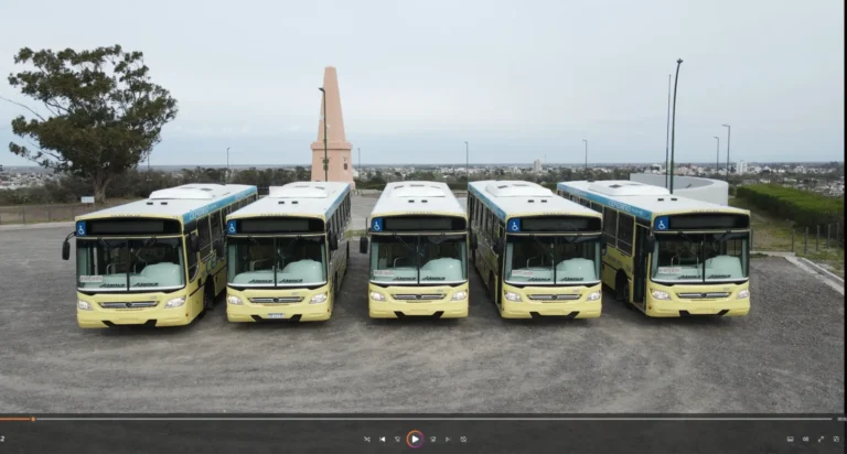 autobus moderno transporte publico rio negro