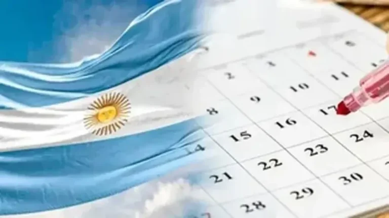 Habrá feriado mañana en Argentina y qué significa para vos 18 calendario con fecha marcada y bandera argentina