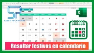 calendario con fecha resaltada y celebracion festiva