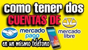dos telefonos con apps de mercado pago abiertas