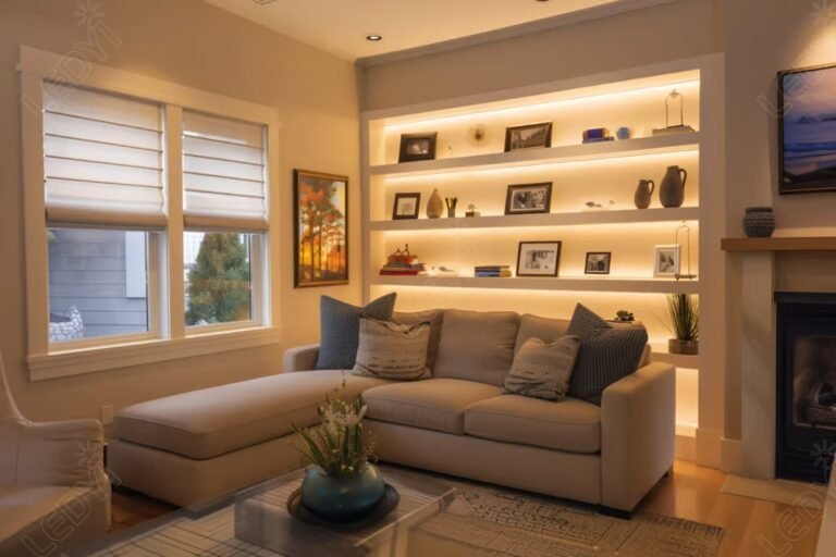 Cómo Elegir Bibliotecas en Madera Para Tu Hogar o Oficina 4 estantes de madera modernos en sala luminosa