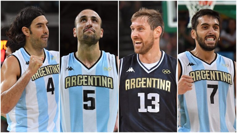 jugadores de la seleccion argentina de basquet