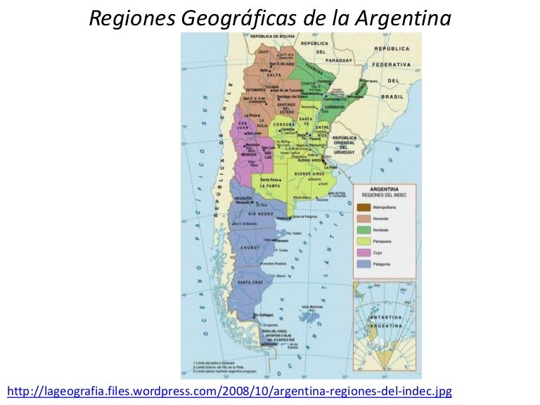 Cómo se Calculan las Jubilaciones en Zona Desfavorable en Argentina 2 mapa de argentina con zonas geograficas destacadas